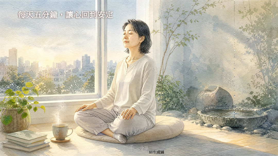 平安禅,静坐,冥想,禅修,四步骤,觉知,坐禅,护关,法工,心道法师,颂钵,断食禅,禅友会,读书会